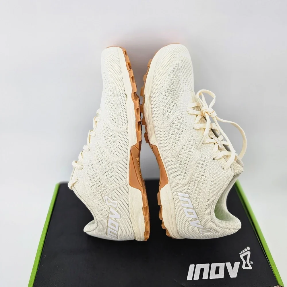 NIB Women's Inov8 F-Lite 245‎ Ivory Gum Athletic Shoes Size 10.5